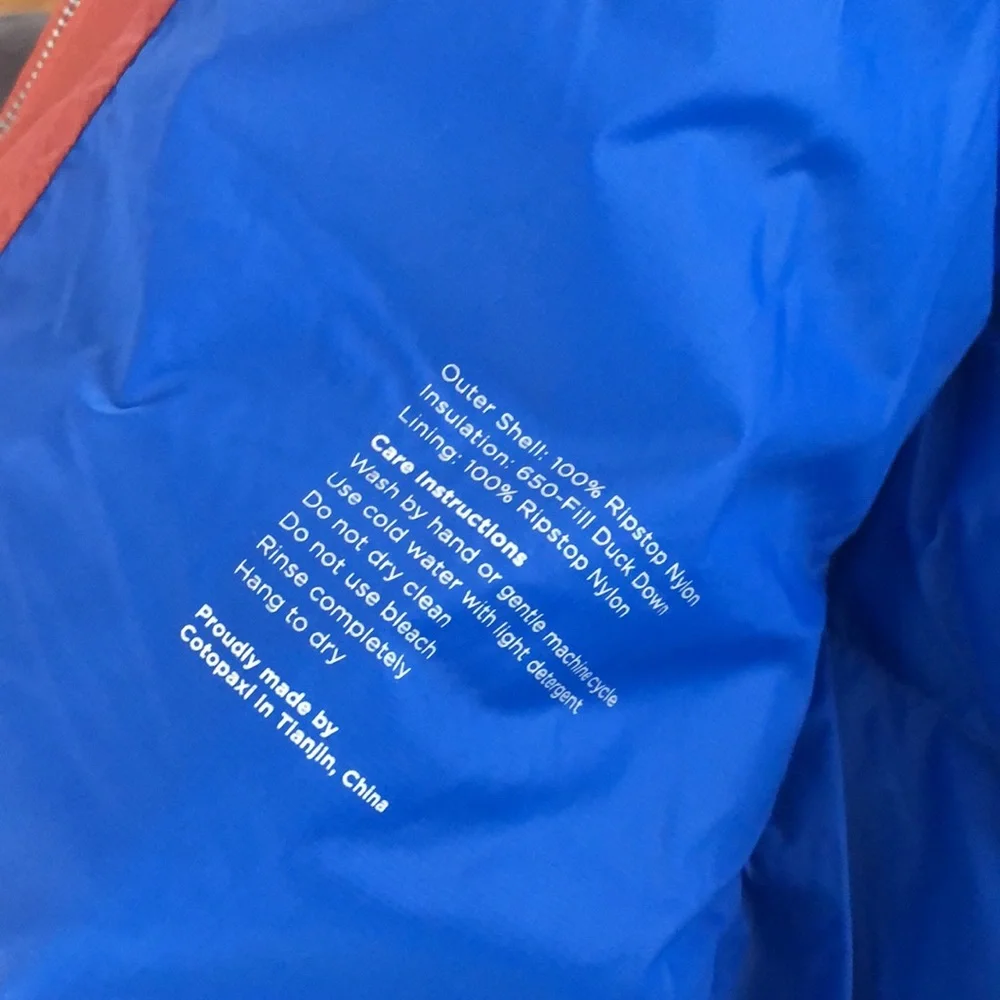 BNWOT Cotopaxi Nina Hooded Puffer Sz M Burnt Orange - Picture 6 of 6